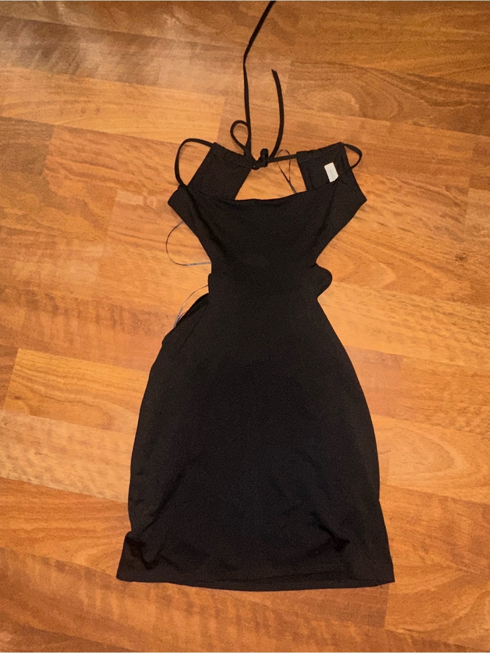 Glassons Elegant Black Cut Out Mini Dress